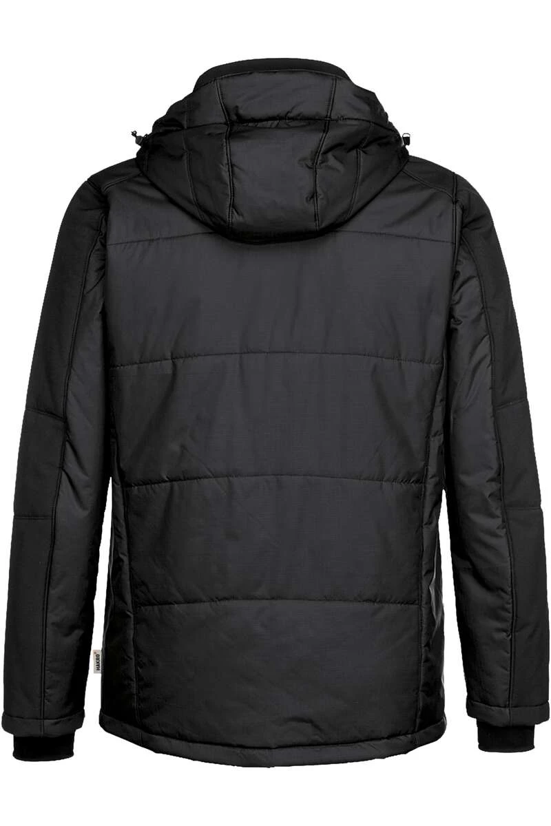 HAKRO 866 Regular Fit Outdoor Jacke Kapuze Schwarz 4 HAKRO 866 Regular Fit Outdoor Jacke Kapuze Schwarz – Bild 4