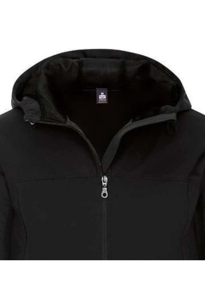TRIGEMA Comfort Fit Regenjacke Kapuze Schwarz 2 TRIGEMA Comfort Fit Regenjacke Kapuze Schwarz – Bild 2