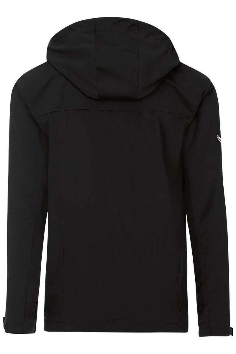 TRIGEMA Comfort Fit Regenjacke Kapuze Schwarz 3 TRIGEMA Comfort Fit Regenjacke Kapuze Schwarz – Bild 3
