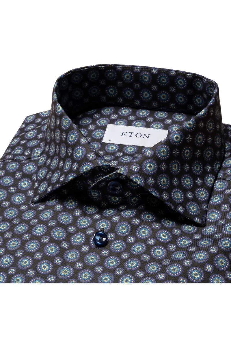 ETON Contemporary Fit Hemd Navy, Gemustert 2 ETON Contemporary Fit Hemd Navy, Gemustert – Bild 2