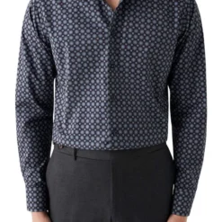 ETON Contemporary Fit Hemd Navy, Gemustert 10 ETON Contemporary Fit Hemd Navy, Gemustert -Angebote Pierre Cardin Store 1000 10454 18 7 800