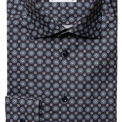 ETON Contemporary Fit Hemd Navy, Gemustert