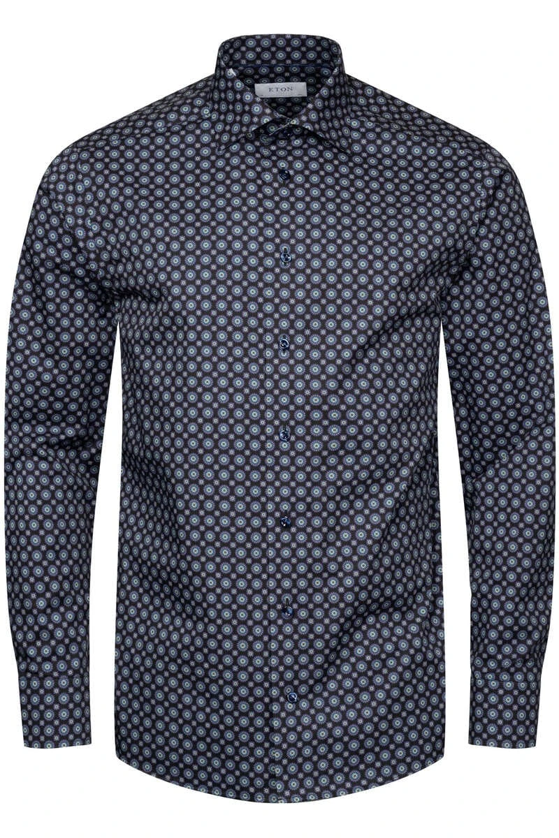 ETON Contemporary Fit Hemd Navy, Gemustert 6 ETON Contemporary Fit Hemd Navy, Gemustert – Bild 6