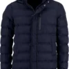 Fynch-Hatton Modern Fit Herren Parka Kapuze (abnehmbar) Navy