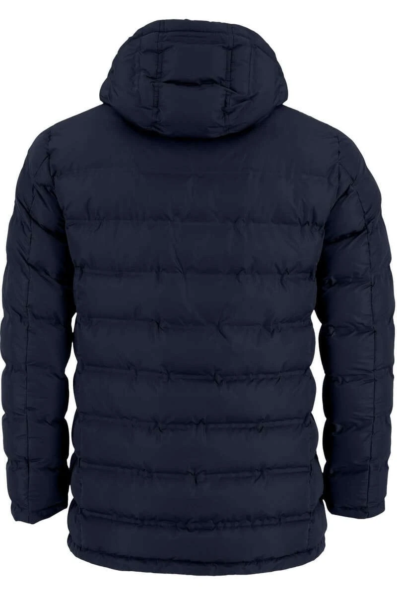 Fynch-Hatton Modern Fit Herren Parka Kapuze (abnehmbar) Navy 4 Fynch-Hatton Modern Fit Herren Parka Kapuze (abnehmbar) Navy – Bild 4