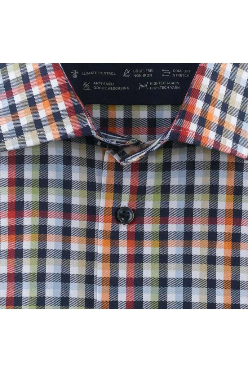 OLYMP Luxor 24/Seven Modern Fit Hemd Blau/rot/weiss, Kariert 3 OLYMP Luxor 24/Seven Modern Fit Hemd Blau/rot/weiss, Kariert – Bild 3