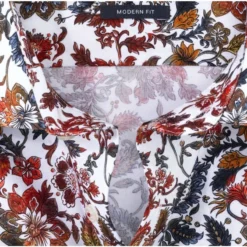 OLYMP Luxor Modern Fit Hemd Rot, Blumen -Angebote Pierre Cardin Store 1300 24 35 3 800hMDNYFZOc9Gng