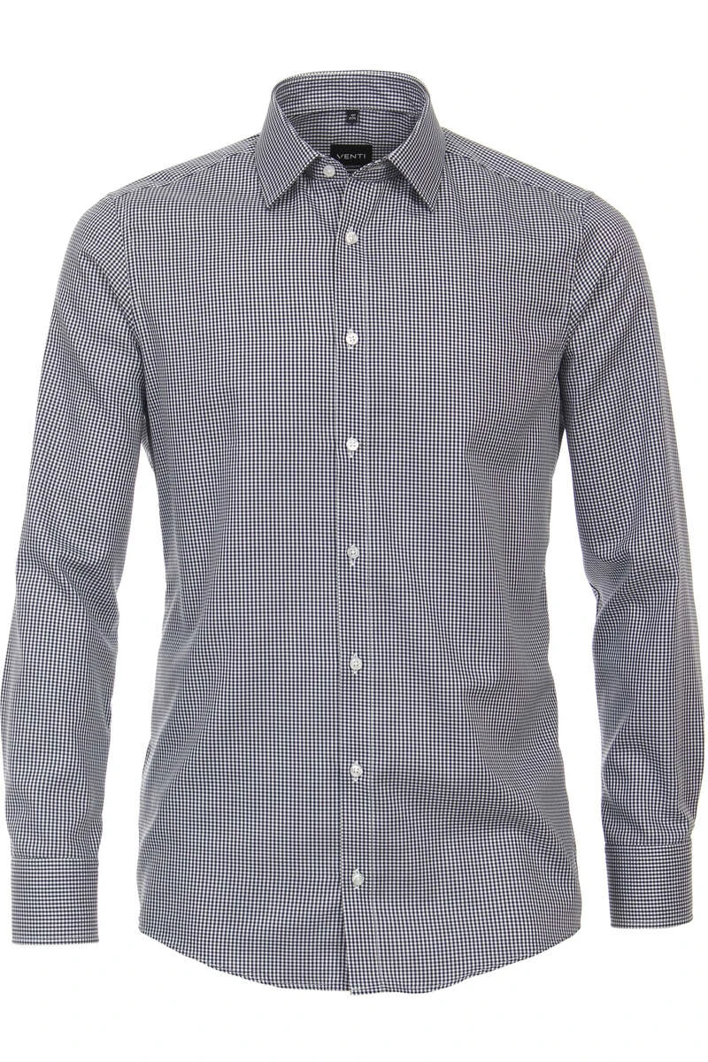 Venti Modern Fit Hemd Navy, Kariert 1 Venti Modern Fit Hemd Navy, Kariert