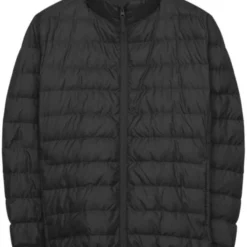 Seidensticker Herren Daunenjacke Stehkragen Schwarz