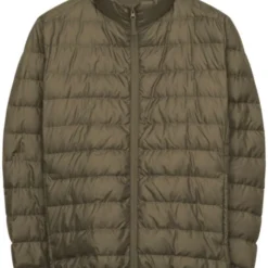 Seidensticker Herren Daunenjacke Stehkragen Oliv