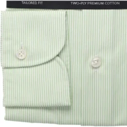 OLYMP SIGNATURE Tailored Fit Hemd Grün/weiss, Gestreift 6 OLYMP SIGNATURE Tailored Fit Hemd Grün/weiss, Gestreift -Angebote Pierre Cardin Store 1881 68 46 2 800