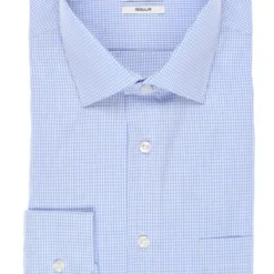 Seidensticker Regular Fit Hemd Bleu/weiss, Kariert