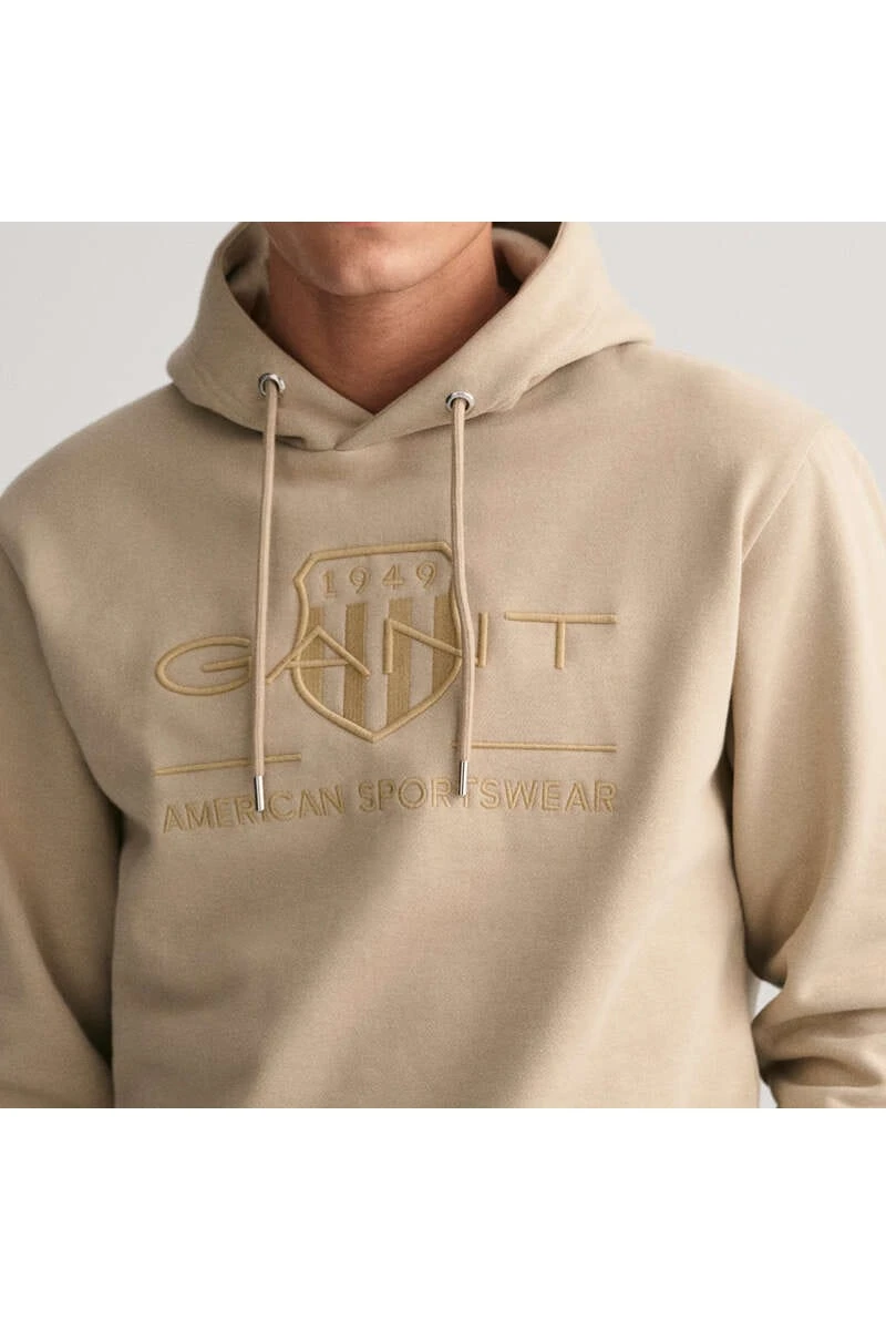 GANT Kapuzen Sweatshirtbeige 2 GANT Kapuzen Sweatshirtbeige – Bild 2