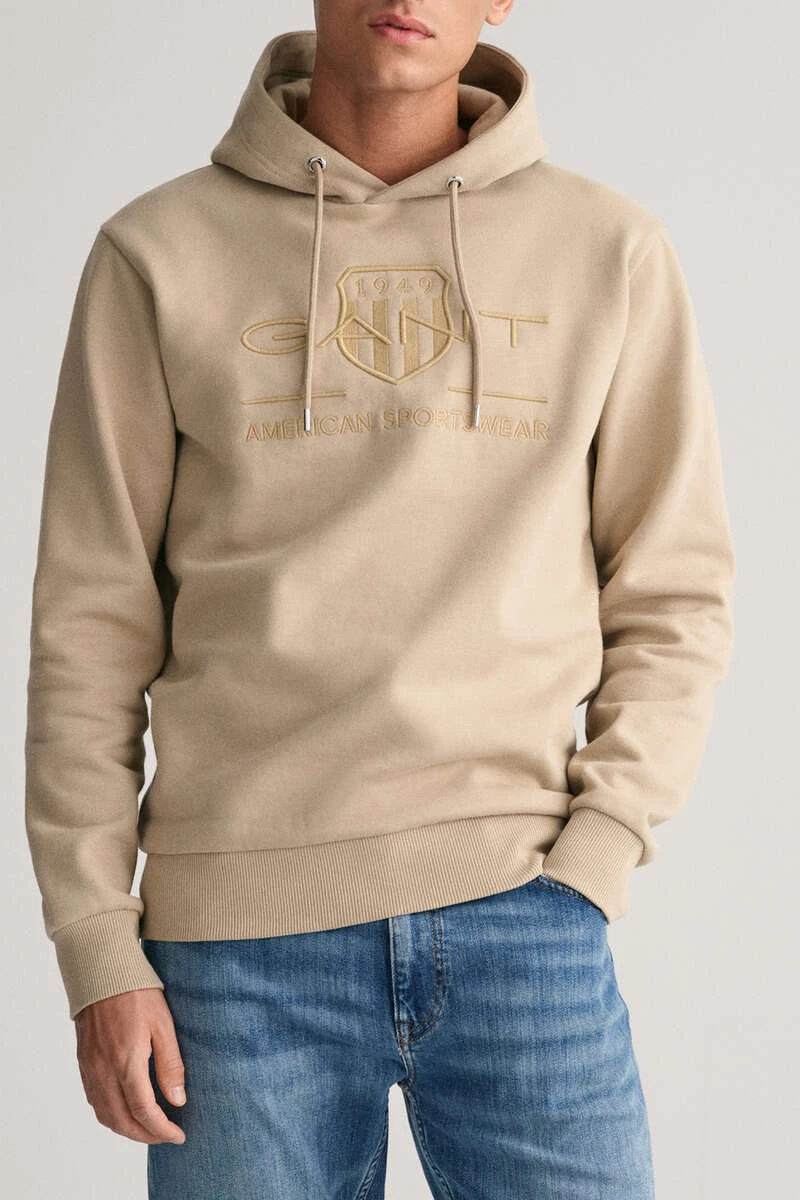 GANT Kapuzen Sweatshirtbeige 3 GANT Kapuzen Sweatshirtbeige – Bild 3