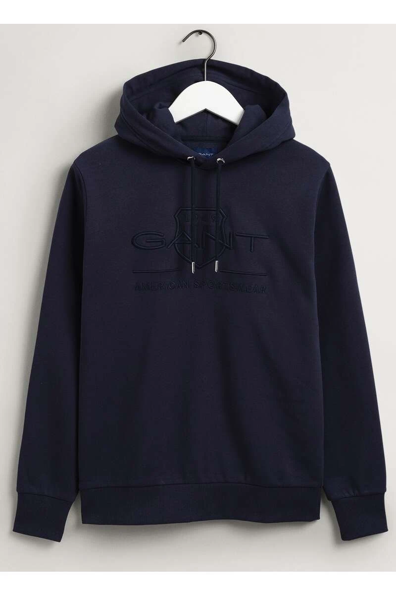 GANT Kapuzen Sweatshirtdunkelblau 1 GANT Kapuzen Sweatshirtdunkelblau