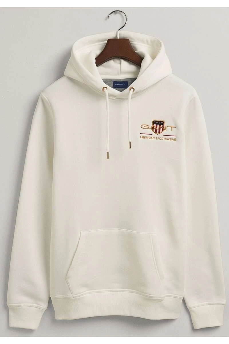 GANT Kapuzen Sweatshirtweiss 2 GANT Kapuzen Sweatshirtweiss – Bild 2