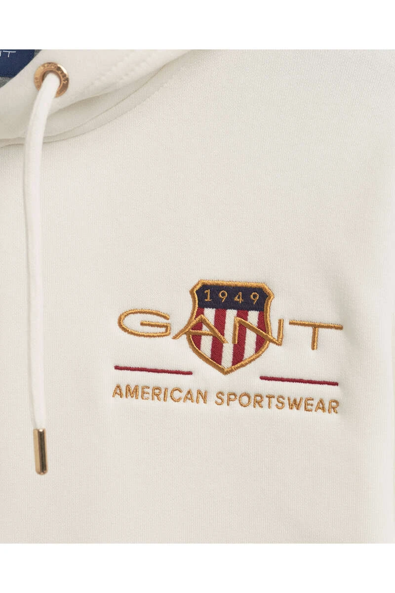 GANT Kapuzen Sweatshirtweiss 3 GANT Kapuzen Sweatshirtweiss – Bild 3