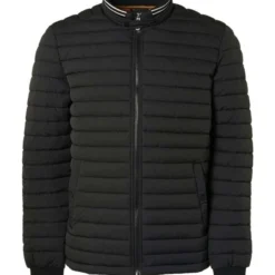 No-Excess No Excess Regular Fit Herren Steppjacke Zip Schwarz