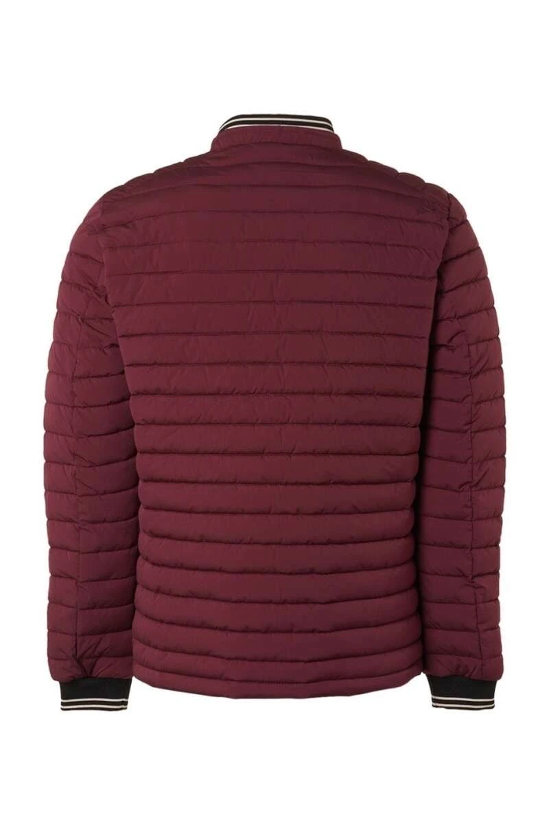 No-Excess No Excess Regular Fit Herren Steppjacke Zip Dunkelrot 2 No-Excess No Excess Regular Fit Herren Steppjacke Zip Dunkelrot – Bild 2