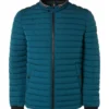 No-Excess No Excess Regular Fit Herren Steppjacke Zip Blau