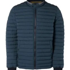 No-Excess No Excess Regular Fit Herren Steppjacke Zip Navy