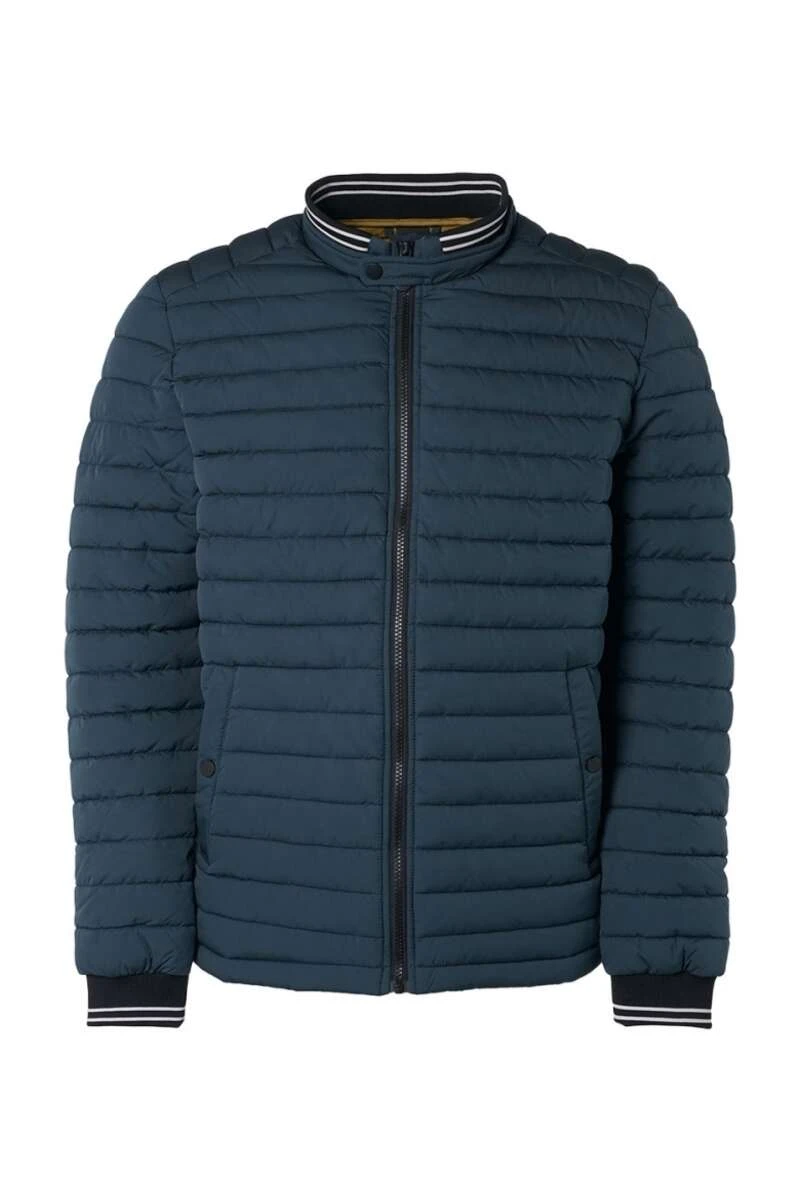 No-Excess No Excess Regular Fit Herren Steppjacke Zip Navy 1 No-Excess No Excess Regular Fit Herren Steppjacke Zip Navy
