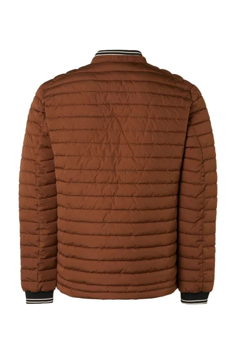 No-Excess No Excess Regular Fit Herren Steppjacke Zip Braun 2 No-Excess No Excess Regular Fit Herren Steppjacke Zip Braun – Bild 2