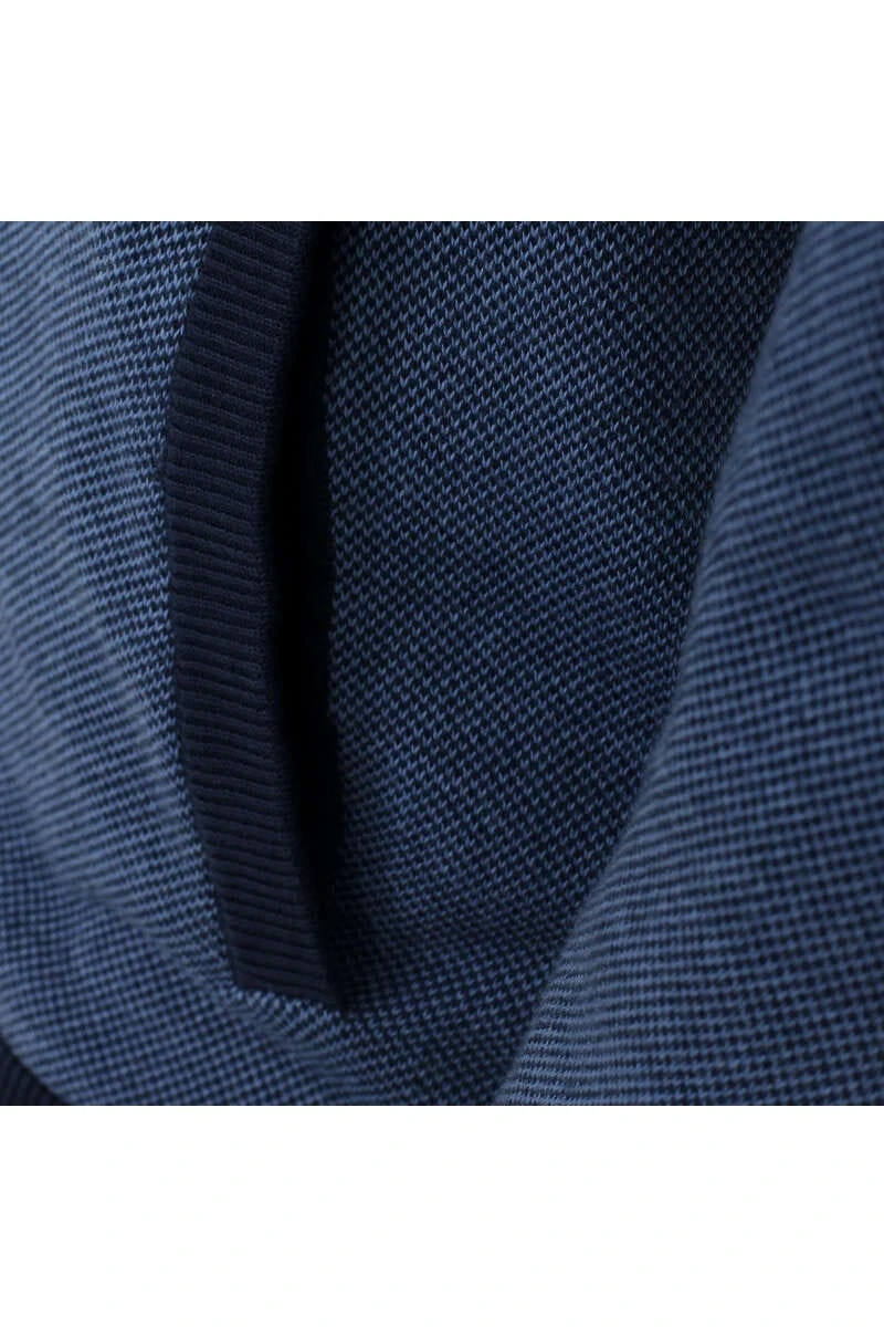 Redmond Casual Regular Fit Herren Strickjacke Zip Blau 3 Redmond Casual Regular Fit Herren Strickjacke Zip Blau – Bild 3