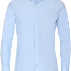 Redmond Casual Regular Fit Hemd Hellblau, Faux-uni