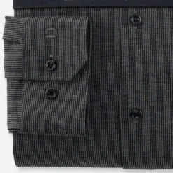 OLYMP No. Six Super Slim Jerseyhemd Schwarz/grau, Gestreift 8 OLYMP No. Six Super Slim Jerseyhemd Schwarz/grau, Gestreift -Angebote Pierre Cardin Store 2516 14 68 2 800