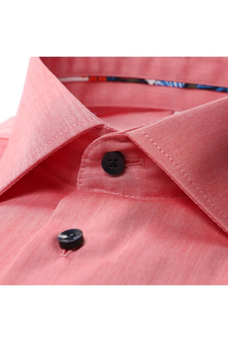 Seidensticker Shaped Hemd Rot, Einfarbig 2 Seidensticker Shaped Hemd Rot, Einfarbig – Bild 2