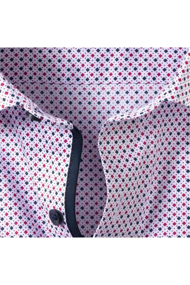 OLYMP No. Six Super Slim Hemd Fuchsia, Gemustert 4 OLYMP No. Six Super Slim Hemd Fuchsia, Gemustert – Bild 4