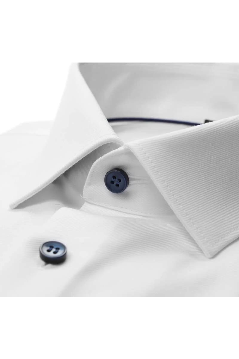 OLYMP No. Six Super Slim Hemd Weiss, Faux-uni 2 OLYMP No. Six Super Slim Hemd Weiss, Faux-uni – Bild 2