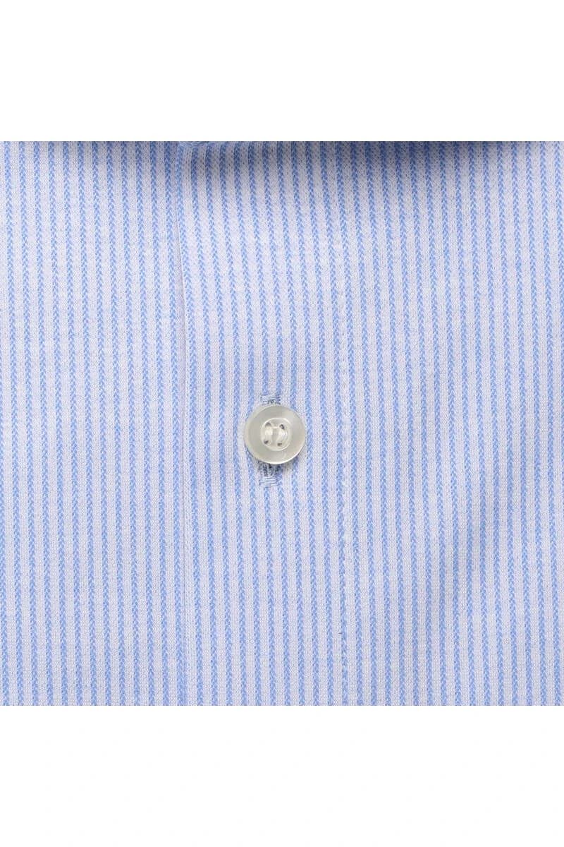 OLYMP Level Five 24/Seven Body Fit Jerseyhemd Bleu, Gestreift 4 OLYMP Level Five 24/Seven Body Fit Jerseyhemd Bleu, Gestreift – Bild 4