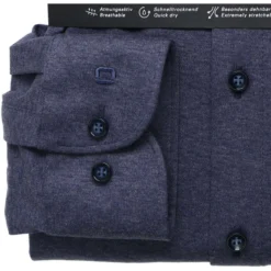OLYMP Level Five 24/Seven Body Fit Flanellhemd Nachtblau, -Angebote Pierre Cardin Store 2808 18 14 2 800