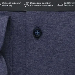 OLYMP Level Five 24/Seven Body Fit Flanellhemd Nachtblau, -Angebote Pierre Cardin Store 2808 18 14 3 800