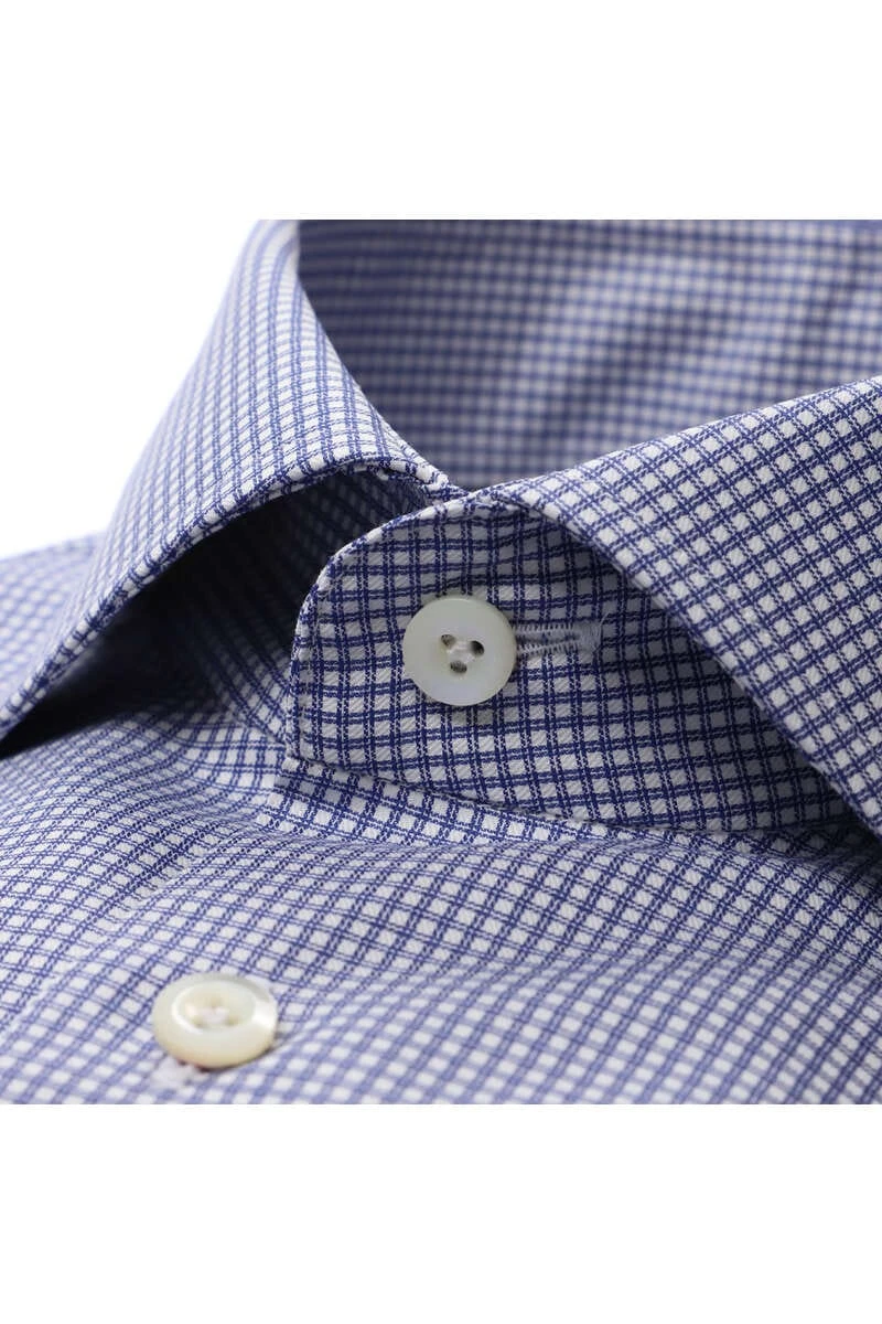 Van Laack Meisterwerk Slim Fit Hemd Royalblau/weiss, Kariert 2 Van Laack Meisterwerk Slim Fit Hemd Royalblau/weiss, Kariert – Bild 2