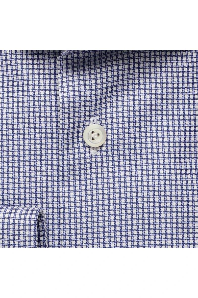 Van Laack Meisterwerk Slim Fit Hemd Royalblau/weiss, Kariert 4 Van Laack Meisterwerk Slim Fit Hemd Royalblau/weiss, Kariert – Bild 4