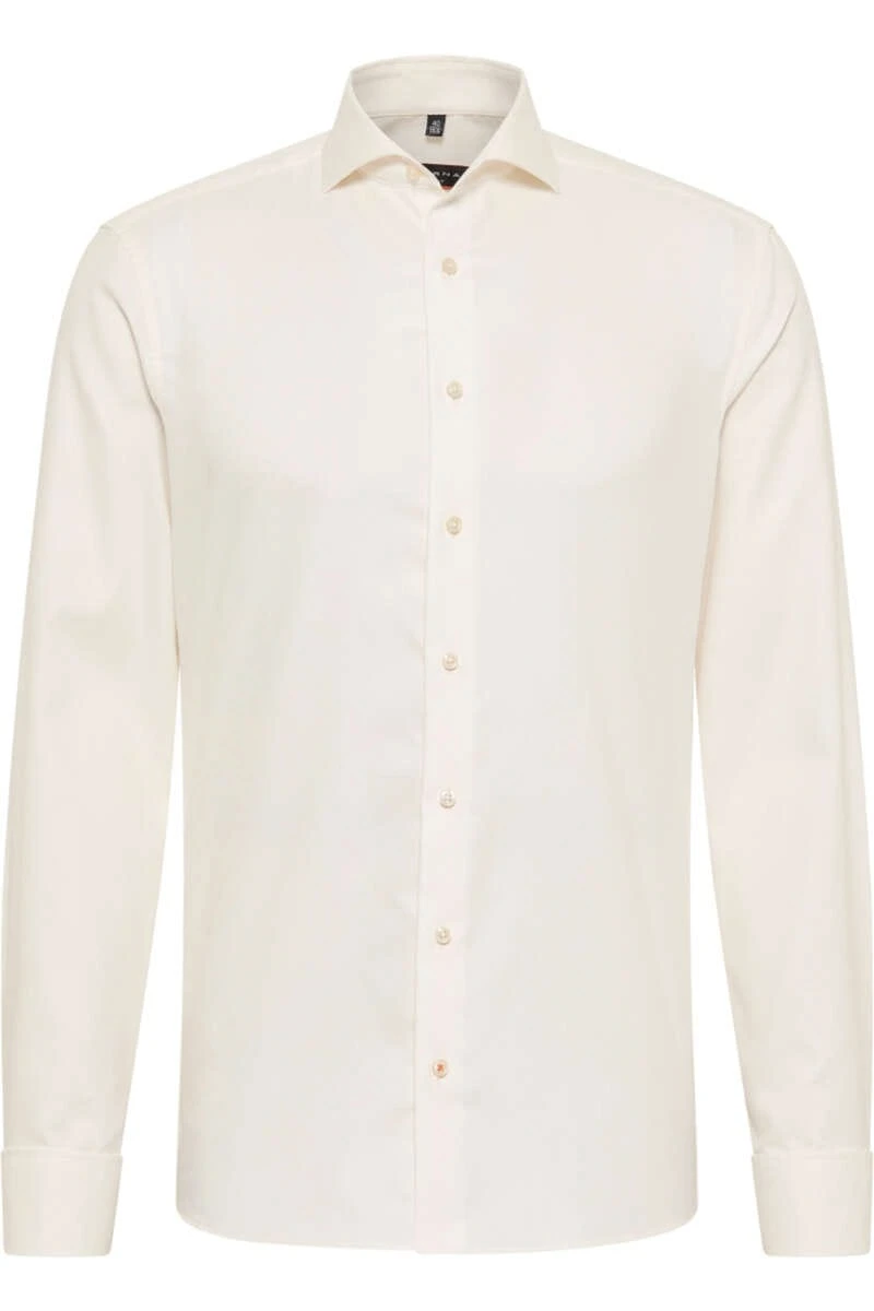 ETERNA Slim Fit Hemd Beige, Strukturiert 5 ETERNA Slim Fit Hemd Beige, Strukturiert – Bild 5