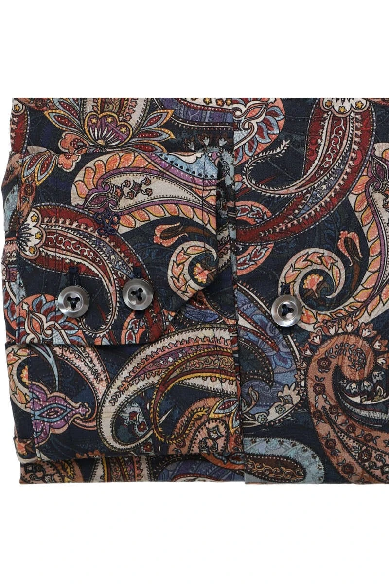 Van Laack Slim Fit Hemd Mehrfarbig, Paisley 3 Van Laack Slim Fit Hemd Mehrfarbig, Paisley – Bild 3