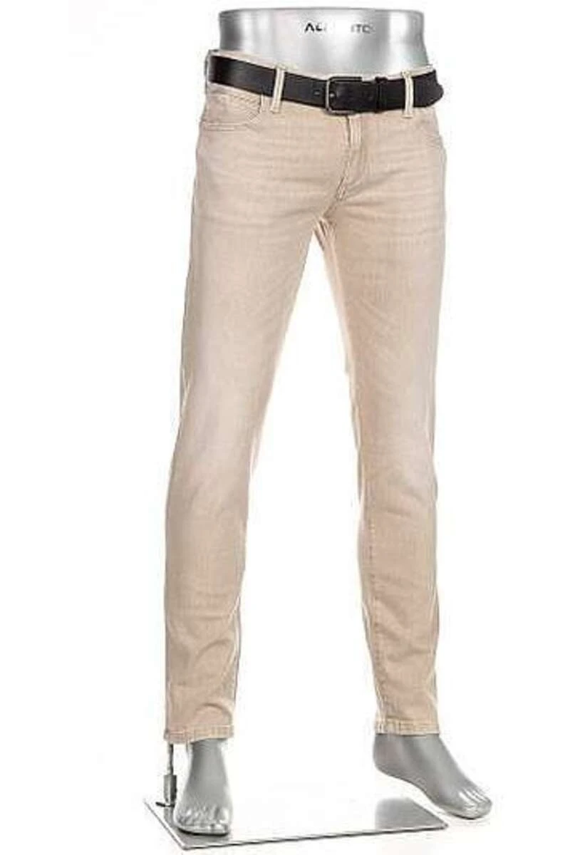 Alberto Robin Tapered Fit Herren Jeans Beige 1 Alberto Robin Tapered Fit Herren Jeans Beige
