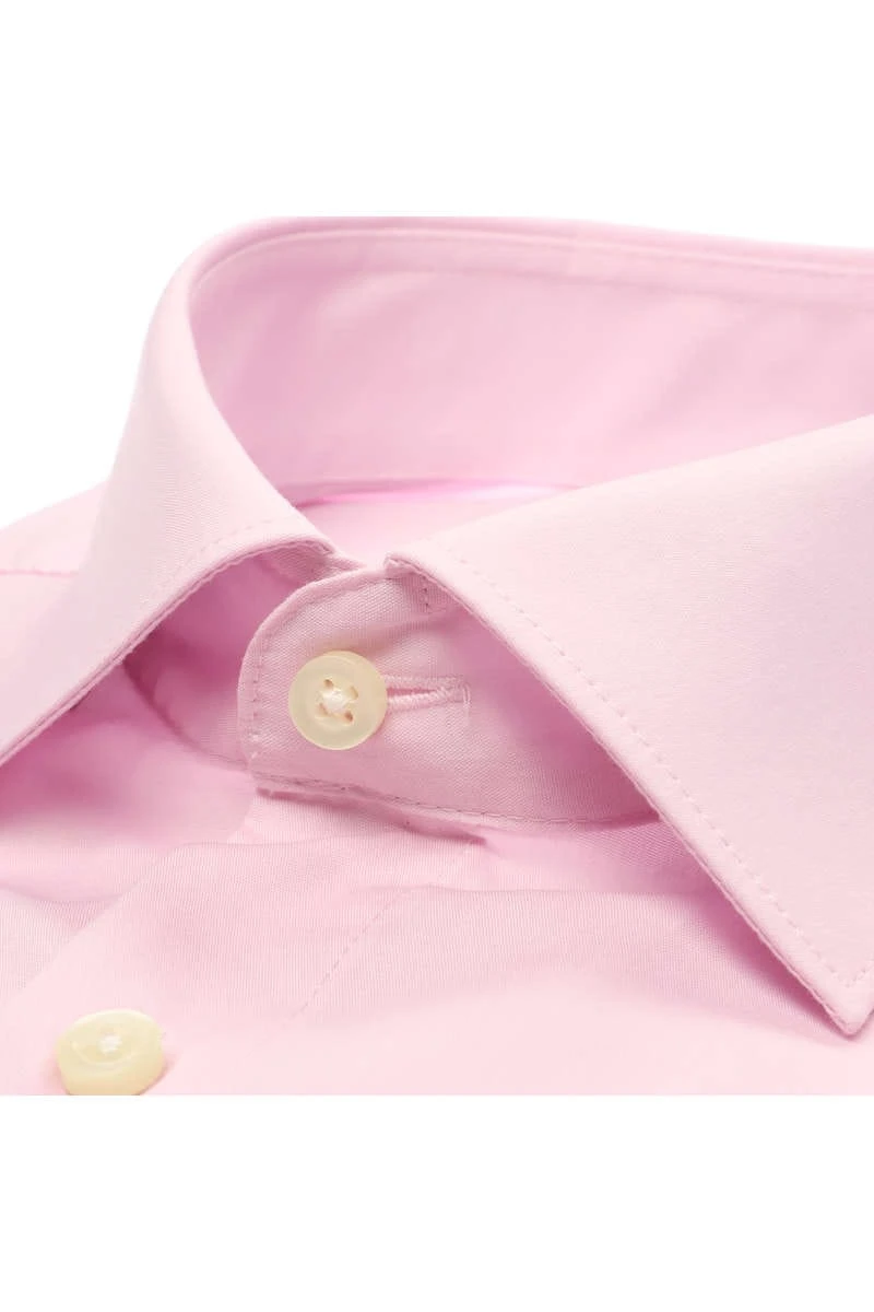 Redmond Slim Fit Hemd Rosa, Einfarbig 2 Redmond Slim Fit Hemd Rosa, Einfarbig – Bild 2