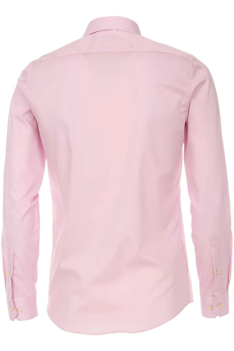 Redmond Slim Fit Hemd Rosa, Einfarbig 7 Redmond Slim Fit Hemd Rosa, Einfarbig – Bild 7