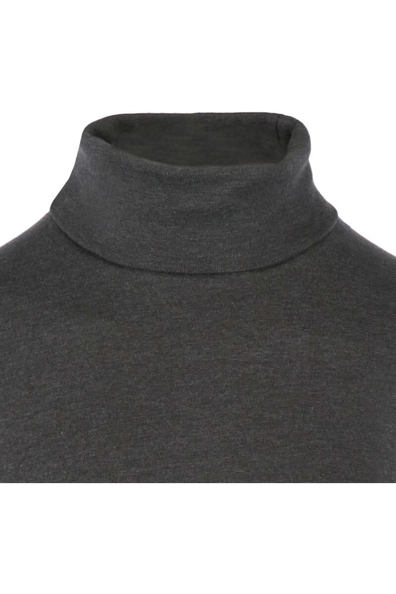 RAGMAN Regular Fit Herren Rollkragenshirt Anthrazit 2 RAGMAN Regular Fit Herren Rollkragenshirt Anthrazit – Bild 2