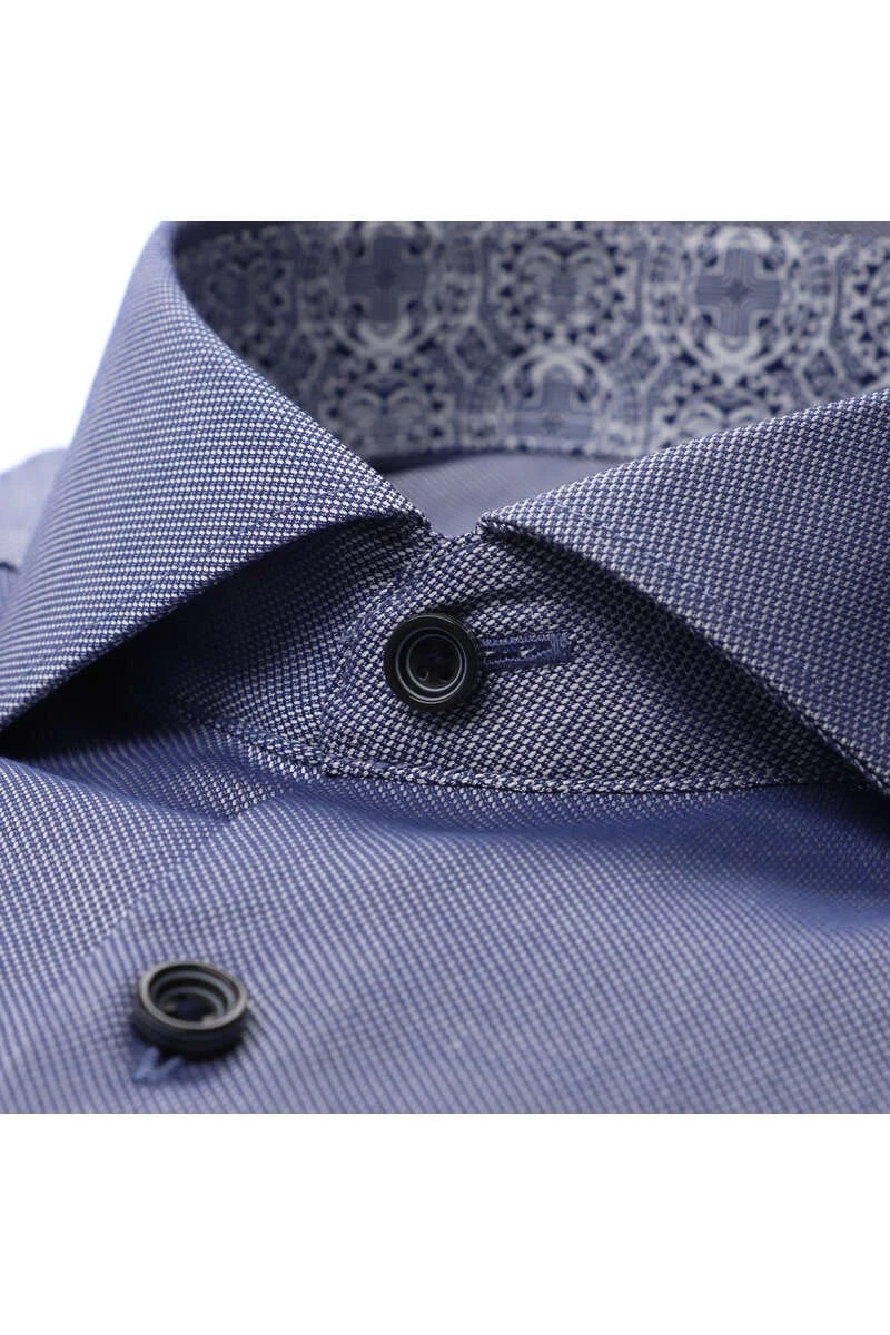 ETERNA Slim Fit Hemd Blau/weiss, Strukturiert 2 ETERNA Slim Fit Hemd Blau/weiss, Strukturiert – Bild 2