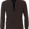 Casa Moda Casual Fit Herren Strickjacke Zip Beige
