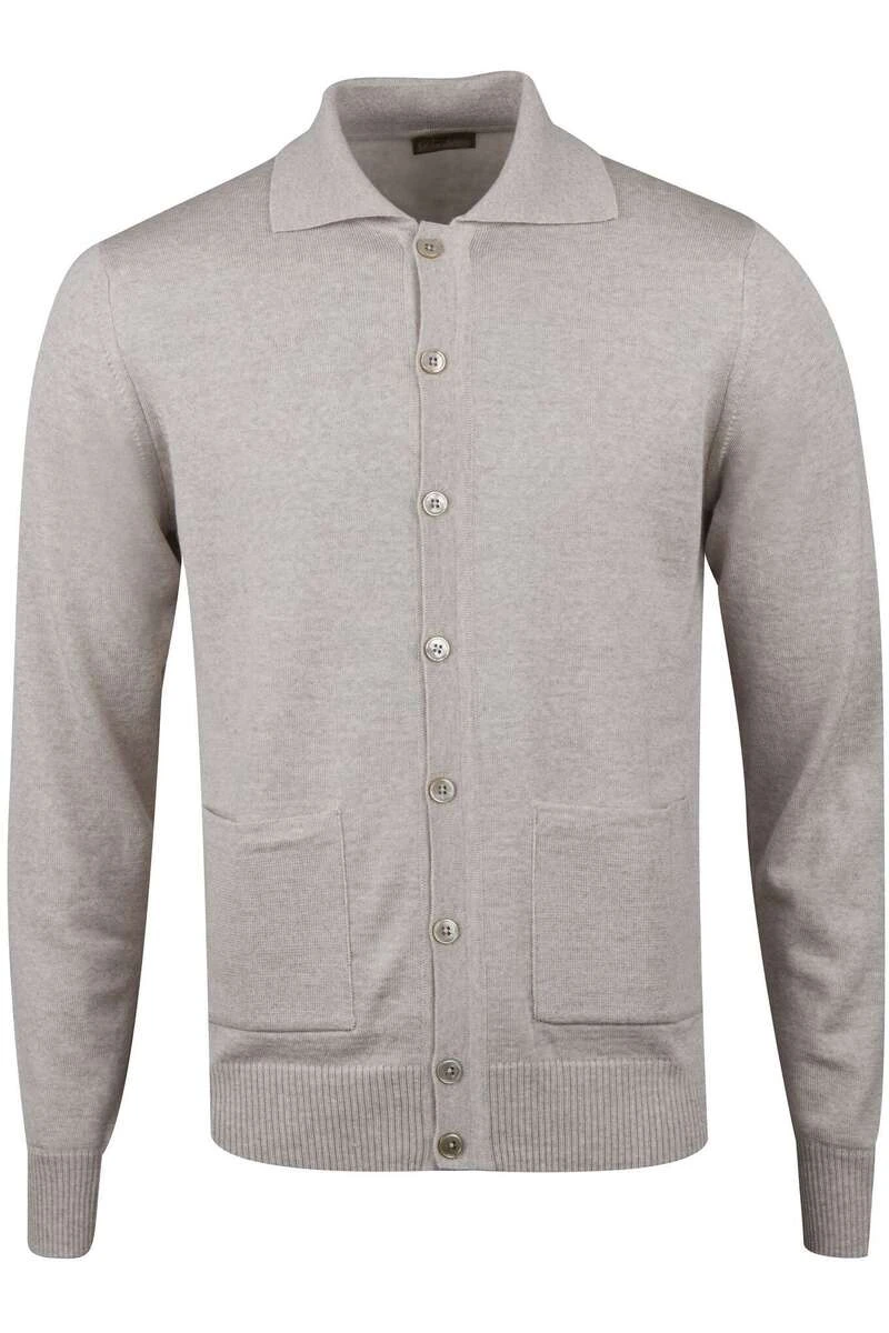 Stenströms Fitted Body CardiganKnopfleiste Braun 1 Stenströms Fitted Body CardiganKnopfleiste Braun