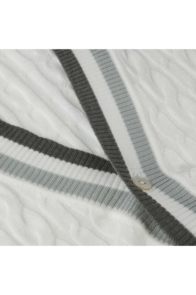 Stenströms Fitted Body CardiganKnopfleiste Beige 2 Stenströms Fitted Body CardiganKnopfleiste Beige – Bild 2