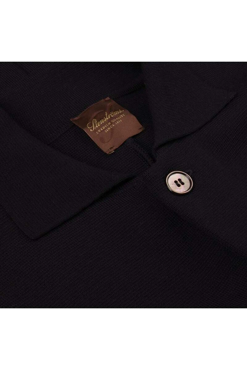 Stenströms Fitted Body CardiganKnopfleiste Navy 3 Stenströms Fitted Body CardiganKnopfleiste Navy – Bild 3