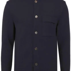 Stenströms Fitted Body CardiganKnopfleiste Navy